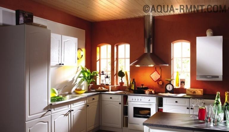 Dizajnové nuansy navrhovania plynového kotla v kuchyni