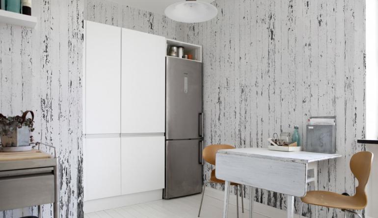 Wallpaper apa yang harus dipilih untuk dapur, interior dengan kombinasi modis