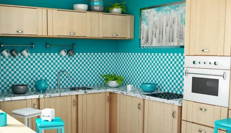 Mendekorasi dapur kecil dengan wallpaper: rahasia dekorasi yang menambah ruang