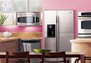 Buzdolabı ve hoparlörlü 6 m2 mutfak tasarımı
