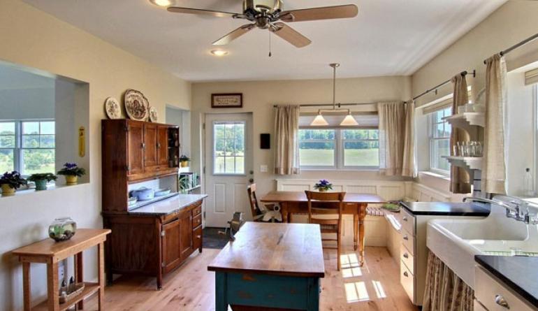 Territory of home comfort - antique kitchen interior