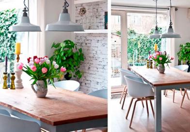 Wandfreiheit in der Küche in der Nähe des Tisches: 5 beste Wege