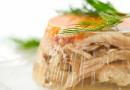 Želé morka bez želatíny - najlepšie recepty na varenie doma krok za krokom s fotografiou