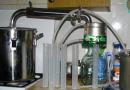 Fremstilling af et enkelt engangskøleskab (spiral) til en destilleri