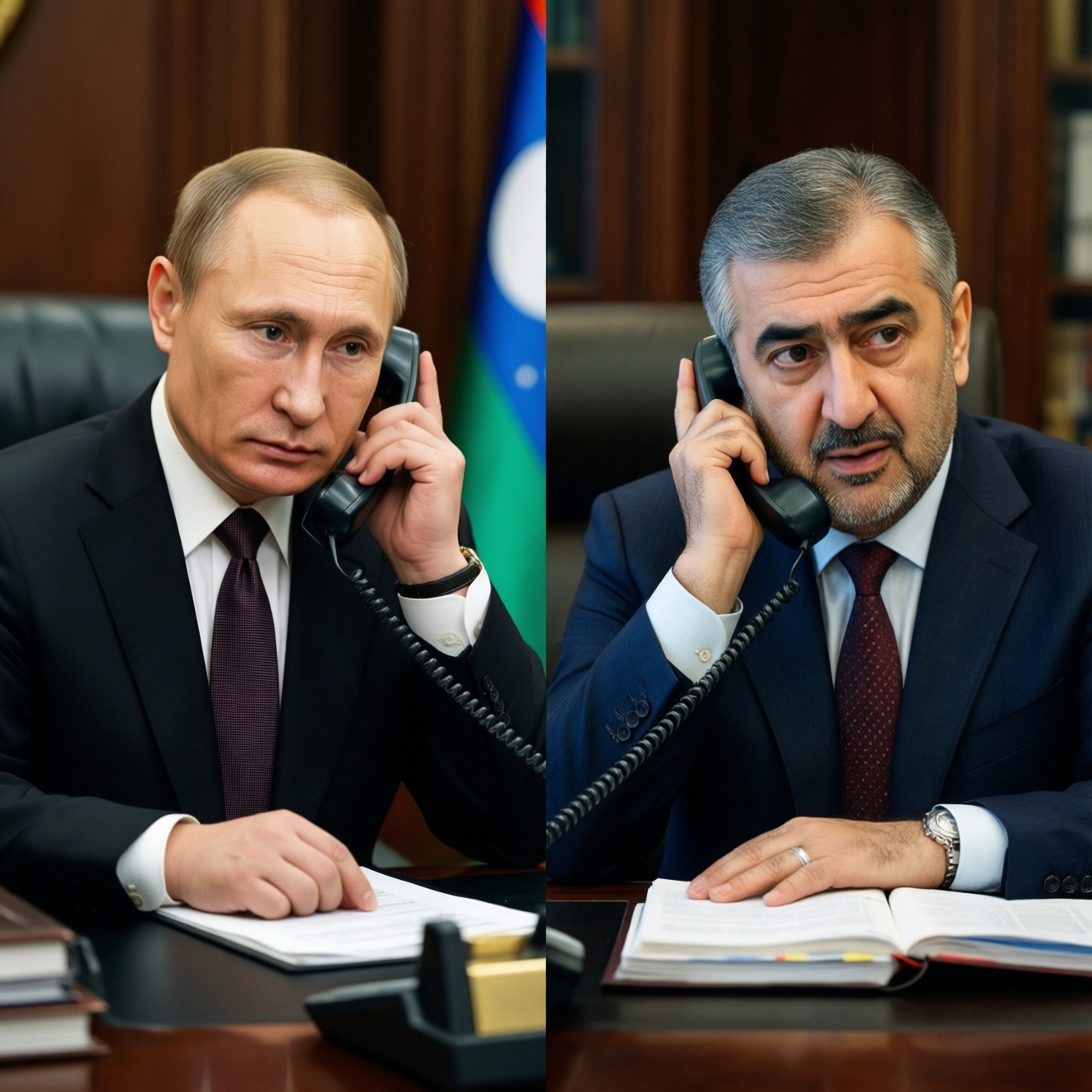 Путин и Алиев обсудили по телефону расширение сотрудничества России и Азербайджана