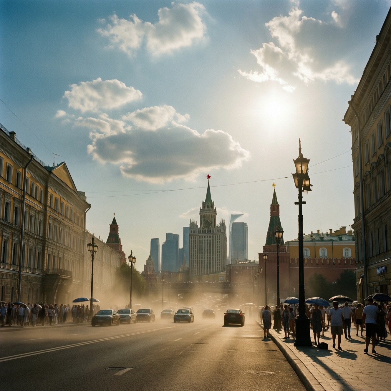 Оранжевый уровень погодной опасности в Москве на выходные: жара до +31°